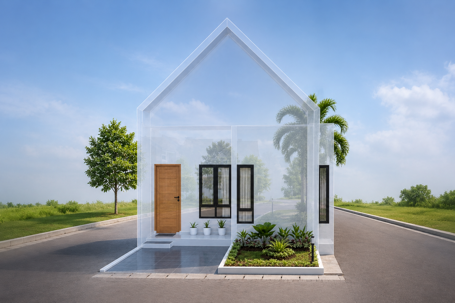 Ilustrasi Rumah Subsidi Tipe 36 Graha Berlian